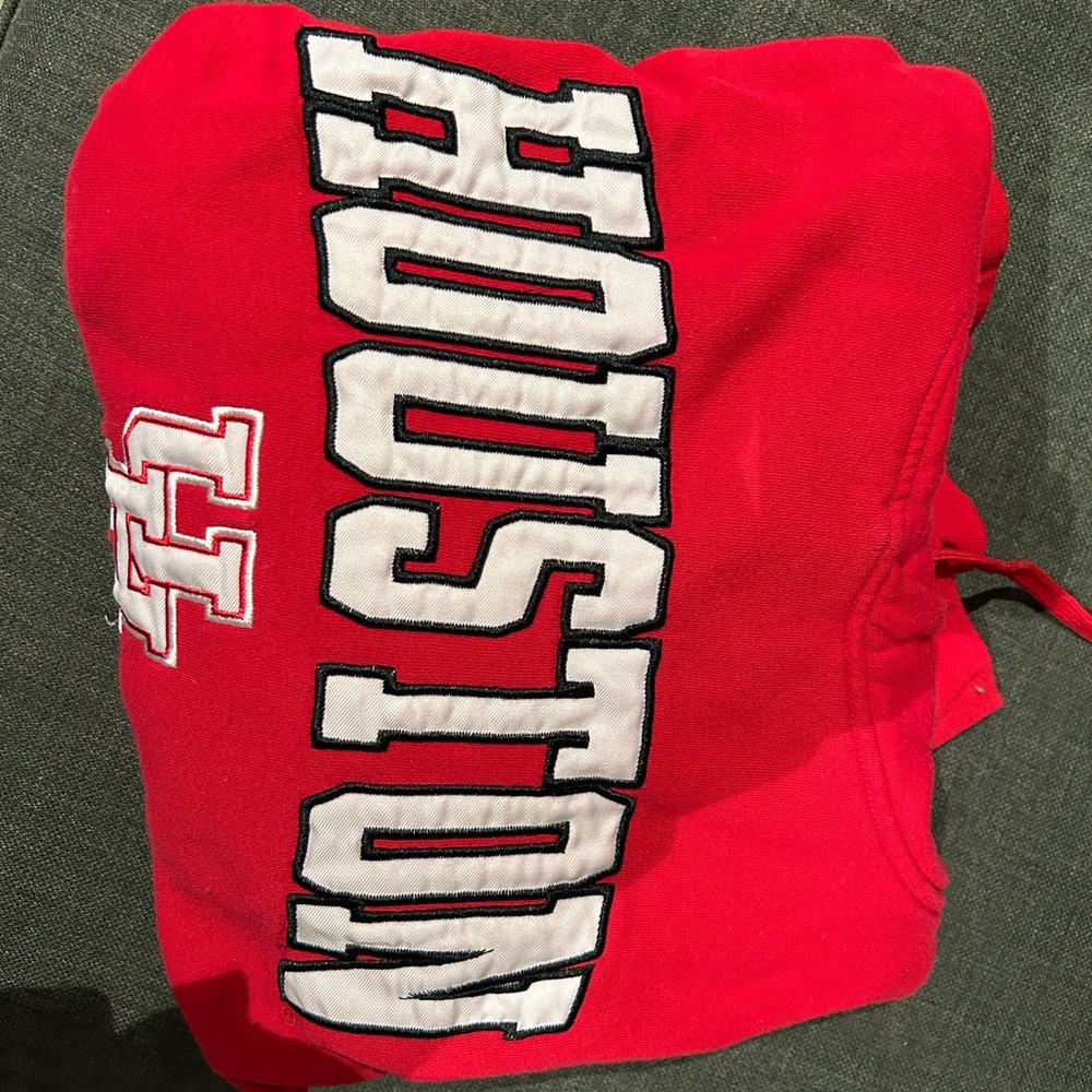 Red Houston cougars hoodie